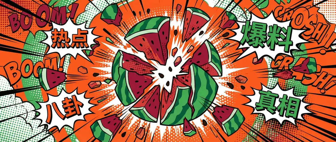 一起草 今日头瓜爆炸漫画横幅